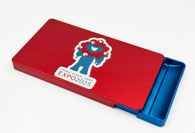 EXPO2025ミャクミャク ジュラルミン削り出し名刺入れ